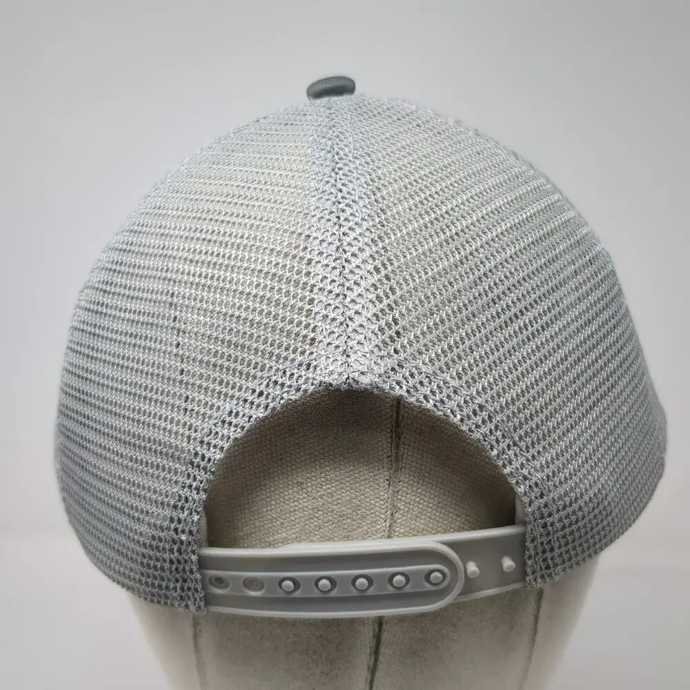 Pacific Headwear Trucker Hat Gray One Size Mesh Snapback Good Vibes High Tides